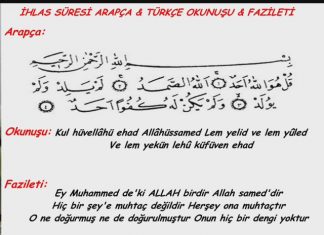 İhlas Suresi’nin Fazileti ve Sırları